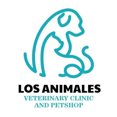 los animales veterinary clinic petshop logo 1